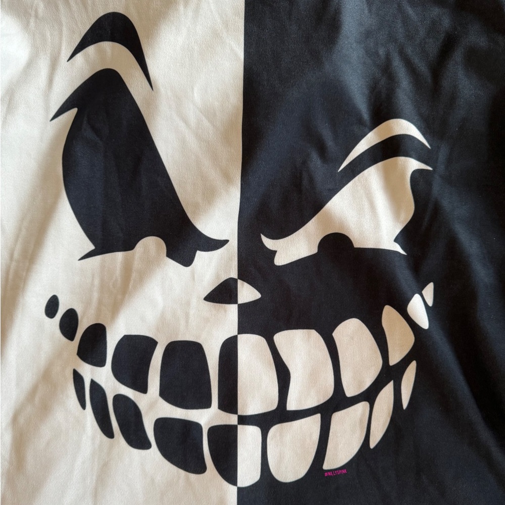 Men’s Skull Skeleton Hooded Long Sleeve Shirt XL